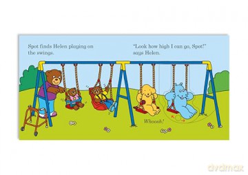 Spot's Slide and Seek: Playground: A push, pull and slide board book - Eric Hill [KSIĄŻKA]