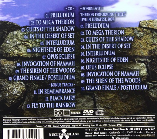 Therion: Theli (Deluxe) [CD]+[DVD]