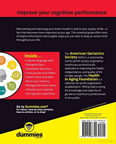 Staying Sharp For Dummies - Consumer Dummies [KSIĄŻKA]