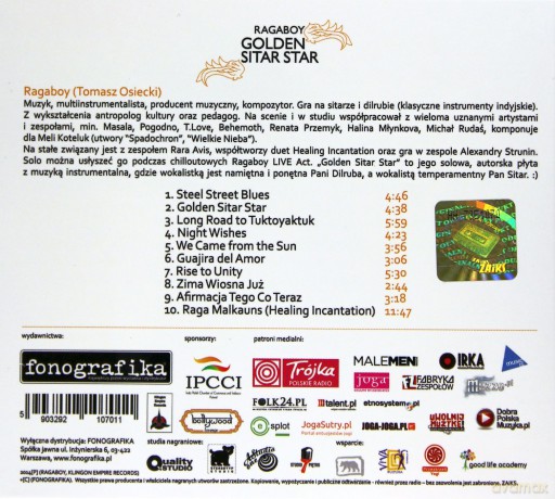 Ragaboy: Golden Sitar Star (digipack) [CD]