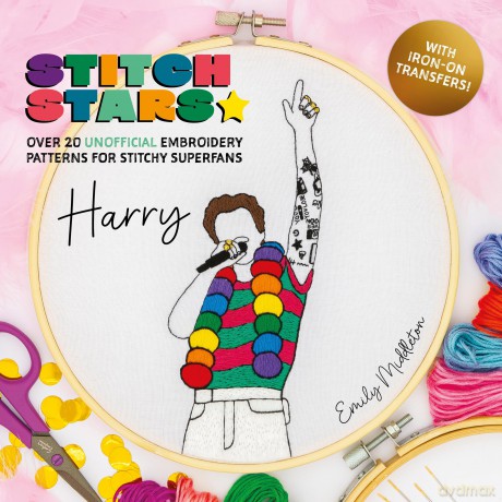 Stitch Stars: Harry: Over 20 unofficial embroidery patterns for stitchy superfans - Emily Middleton [KSIĄŻKA]