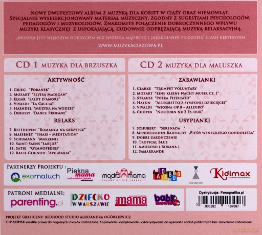 Dla Dzieci: Muzyka Dla Brzuszka I Dla Maluszka [2CD]
