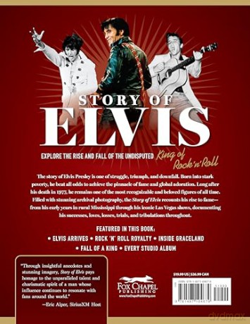 Story of Elvis: The Rise and Fall of the Undisputed King of Rock 'n' Roll (Visual History) [KSIĄŻKA]