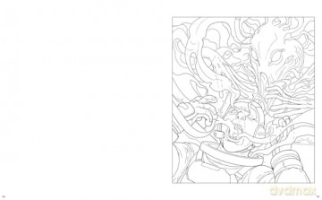 Stranger Worlds Colouring Book (Arcturus Horror Colouring) - Juan Calle [KSIĄŻKA]