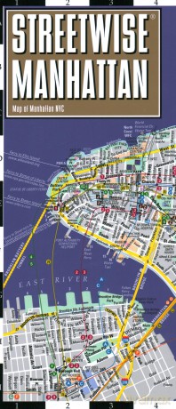 Streetwise Manhattan Map - Laminated City Center Street Map of Manhattan, New York: Map of Manhattan NYC (Michelin Streetwise Maps) - Michelin