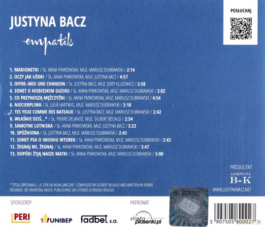 Justyna Bacz: Empatik [CD]