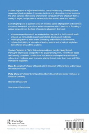Student Plagiarism in Higher Education: Reflections on Teaching Practice (Research into Higher Education) - Diane Pecorari [KSIĄŻKA]
