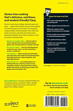 Student's Gluten-Free Cookbook For Dummies [KSIĄŻKA]