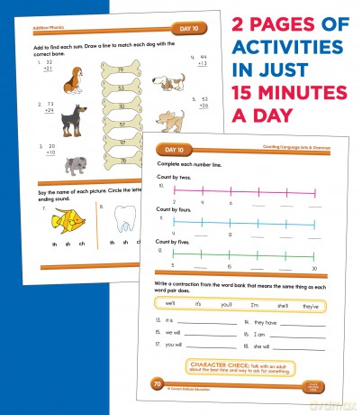 Summer Bridge Activities, Grades 1 - 2: Volume 3 - Summer Bridge Activi [KSIĄŻKA]