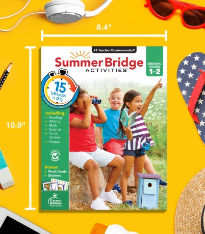 Summer Bridge Activities, Grades 1 - 2: Volume 3 - Summer Bridge Activi [KSIĄŻKA]