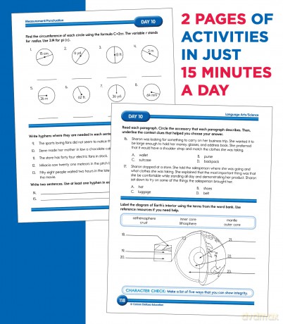 Summer Bridge Activities, Grades 6 - 7: Volume 8 - Summer Bridge Activi [KSIĄŻKA]