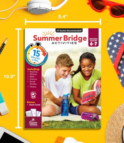 Summer Bridge Activities, Grades 6 - 7: Volume 8 - Summer Bridge Activi [KSIĄŻKA]