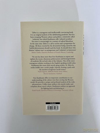 Taboo: How Making Race Sacred Produced a Cultural Revolution - Eric Kaufmann [KSIĄŻKA]