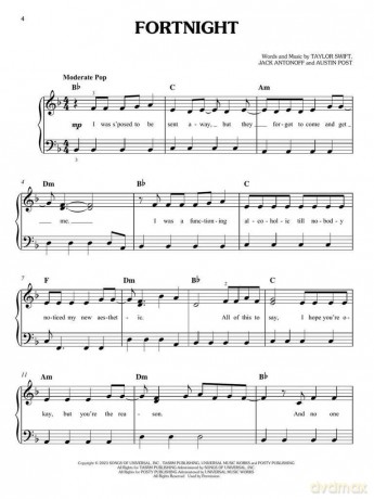 Taylor Swift - the Tortured Poets Department: the Anthology - Easy Piano Edition - Taylor Swift [KSIĄŻKA]