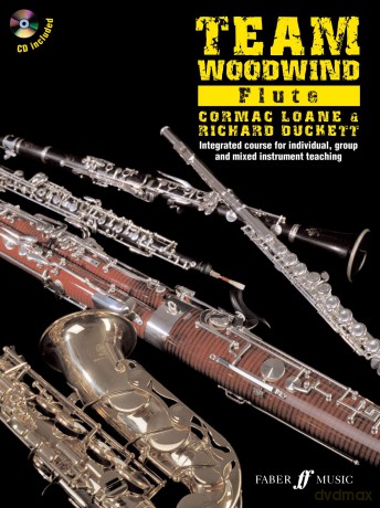 Team Woodwind: Flute (With Free Audio CD) (Team Series) - Cormac Loane [KSIĄŻKA]