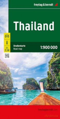 Thailand Road Map - 1:900,000 scale