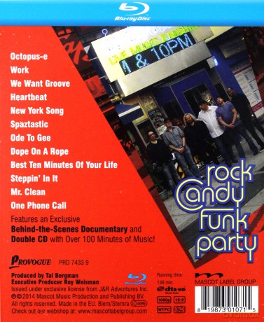 Rock Candy Funk Party: Live At The Iridium [Blu-Ray]+[CD]