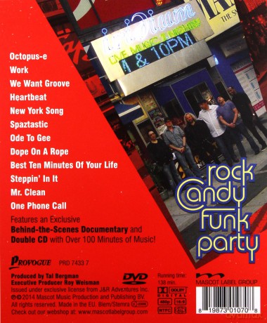 Rock Candy Funk Party: Live At The Iridium [DVD]+[2CD]