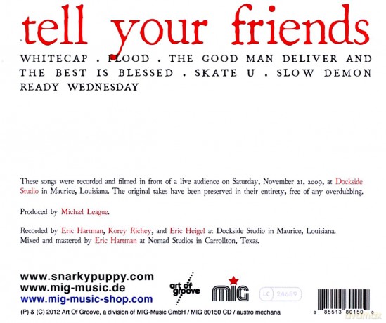 Snarky Puppy: Tell Your Friends [CD]