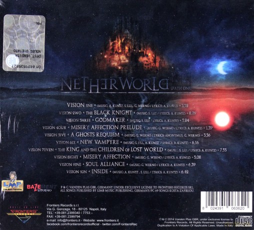 Vanden Plas: Chronicles Of The Immortals - Netherworld Part One (digipack) [CD]