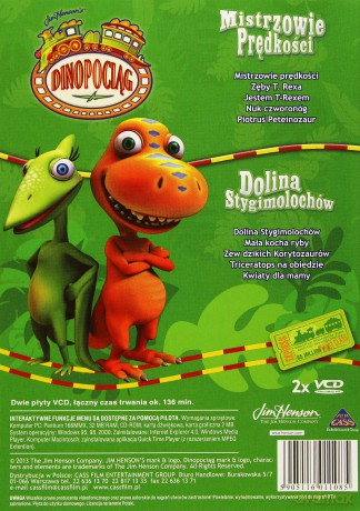 Dinopociąg: Mistrzowie Prędkości/Dolina Stygimolochów [2VCD]