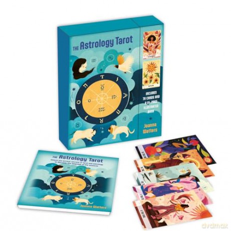 The Astrology Tarot: Includes a full deck of 78 specially commissioned tarot cards and a 64-page illustrated book - Joanna Watters [KSIĄŻKA]