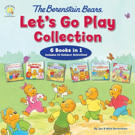The Berenstain Bears Let's Go Play Collection: 6 Books in 1 (Berenstain Bears/Living Lights: A Faith Story) - Mike Berenstain [KSIĄŻKA]