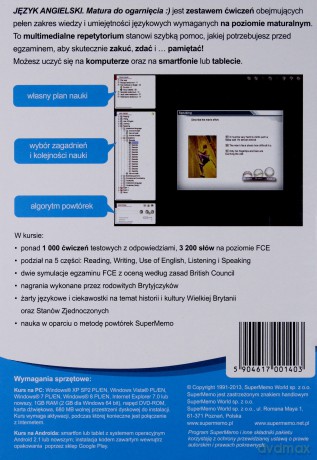 Matura do ogarnięcia. Język angielski [PROGRAM PC]