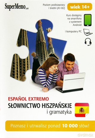Słownictwo Hiszpańskie i Gramatyka Poziom Podstawowy i Średni (A1-B2) [DVD]