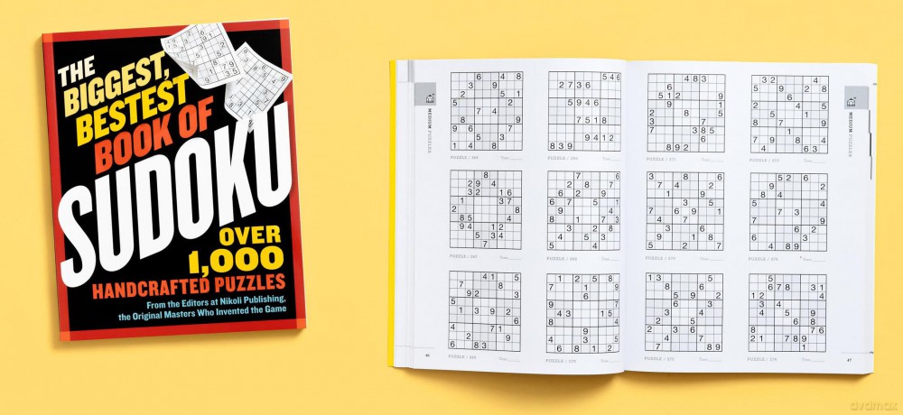 The Biggest, Bestest Book of Sudoku: Over 1,000 Handcrafted Puzzles [KSIĄŻKA]