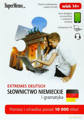 Słownictwo Niemieckie i Gramatyka Poziom Podstawowy i Średni (A1-B2) [DVD]