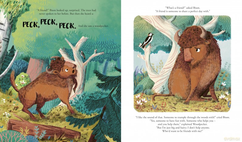 The Bison and the Butterfly: An ecosystem story - Alice Hemming [KSIĄŻKA]
