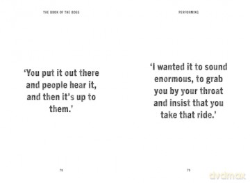 The Book of The Boss: Empowering words of wisdom from Bruce Springsteen - Pop Press [KSIĄŻKA]