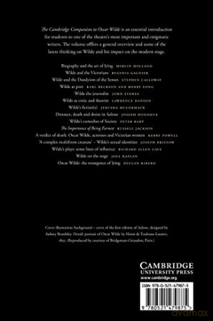 The Cambridge Companion to Oscar Wilde (Cambridge Companions to Literature) - Peter Raby [KSIĄŻKA]