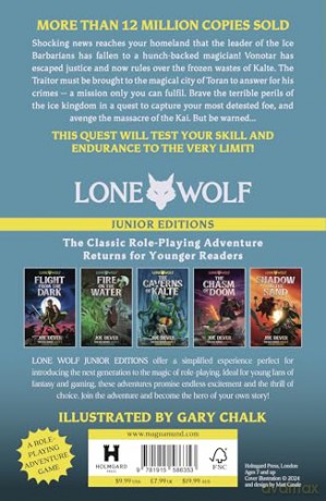 The Caverns of Kalte: Lone Wolf Junior Edition 3: Lone Wolf #3 - Joe Dever [KSIĄŻKA]