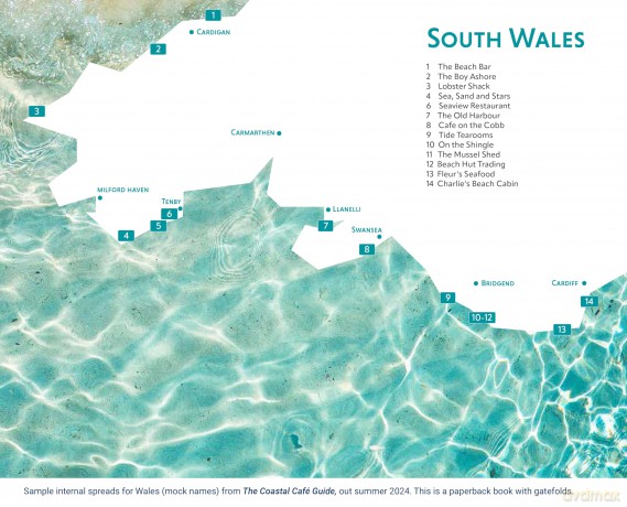 The Coastal Cafe Guide: Eating on the Edge - Kerry O'neill [KSIĄŻKA]