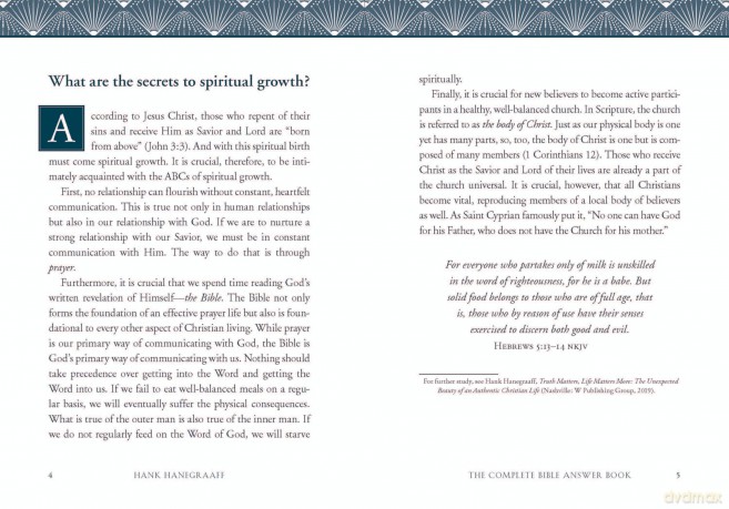 The Complete Bible Answer Book: Collector's Edition: Revised and Expanded (Answer Book Series) - Hanegraaff Hank [KSIĄŻKA]