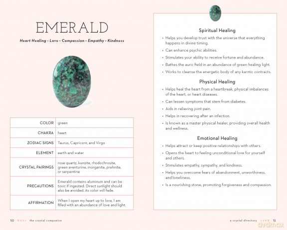 The Crystal Companion: A Quick-Reference Guide to 75 Healing Stones - Rachel Hancock [KSIĄŻKA]