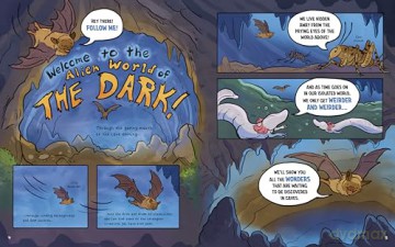 The Dark!: Wild Life in the Mysterious World of Caves - Lindsey Leigh [KSIĄŻKA]