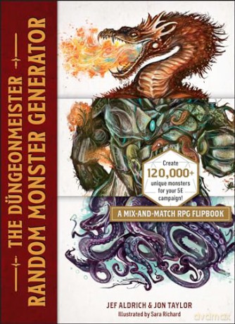 The Düngeonmeister Random Monster Generator: A Mix-and-Match RPG Flipbook (Düngeonmeister Series) - Jef Aldrich [KSIĄŻKA]