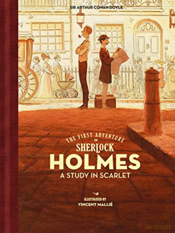 The First Adventure of Sherlock Holmes: A Study in Scarlet - Doyle [KSIĄŻKA]