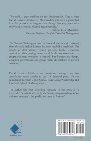 The Greatest Crash: Avoiding the Financial System Limit - David Kauders [KSIĄŻKA]