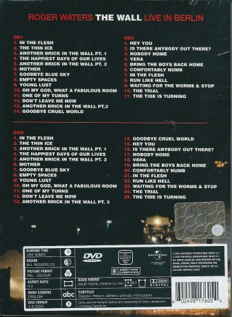 Roger Waters: Sound&Vision The Wall;Live In Berlin [2CD]