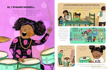 The Life Changing Magic of Drumming: A Beginner's Guide by Musician Nandi Bushell - Nandi Bushell [KSIĄŻKA]