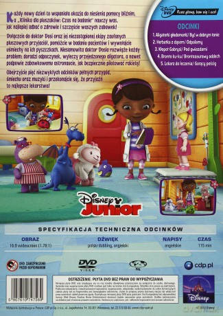 Klinika dla pluszaków: Czas na badanie (Disney Junior) [DVD]