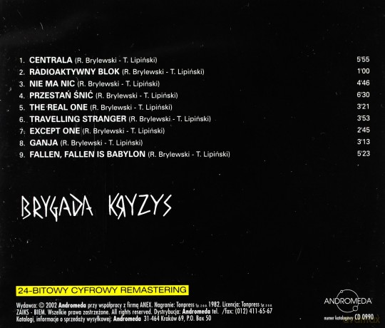 Brygada Kryzys: Brygada Kryzys (Remastered) [CD]