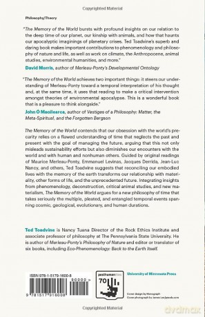The Memory of the World: Deep Time, Animality, and Eschatology: 70 (Posthumanities) - Ted Toadvine [KSIĄŻKA]
