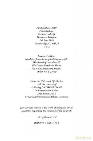 The Message from the All - Volume 1 [KSIĄŻKA]