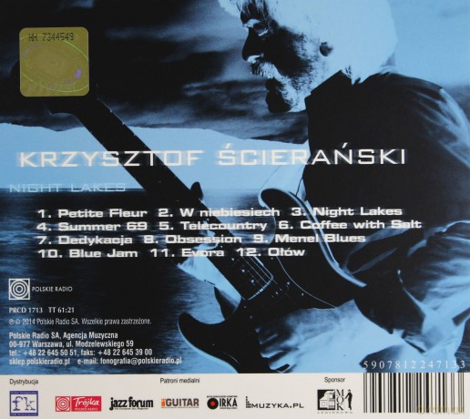 Krzysztof Ścierański: Night Lakes (digipack) [CD]