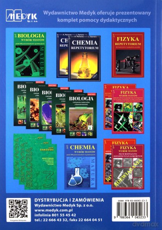 Chemia - wybór testów - Andrzej Persona [KSIĄŻKA]